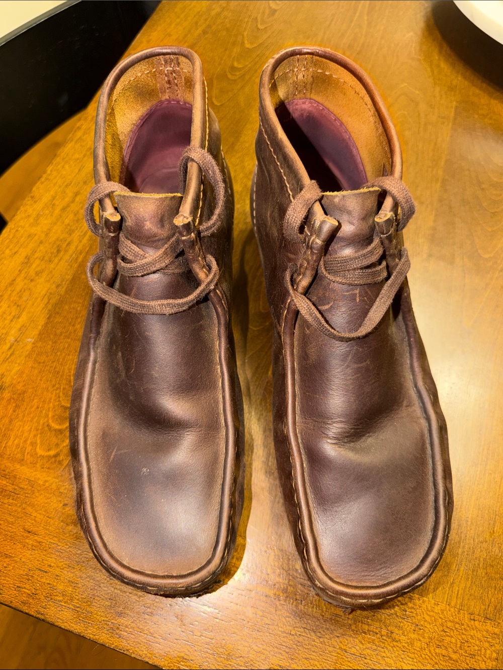 Clark Wallabee boot